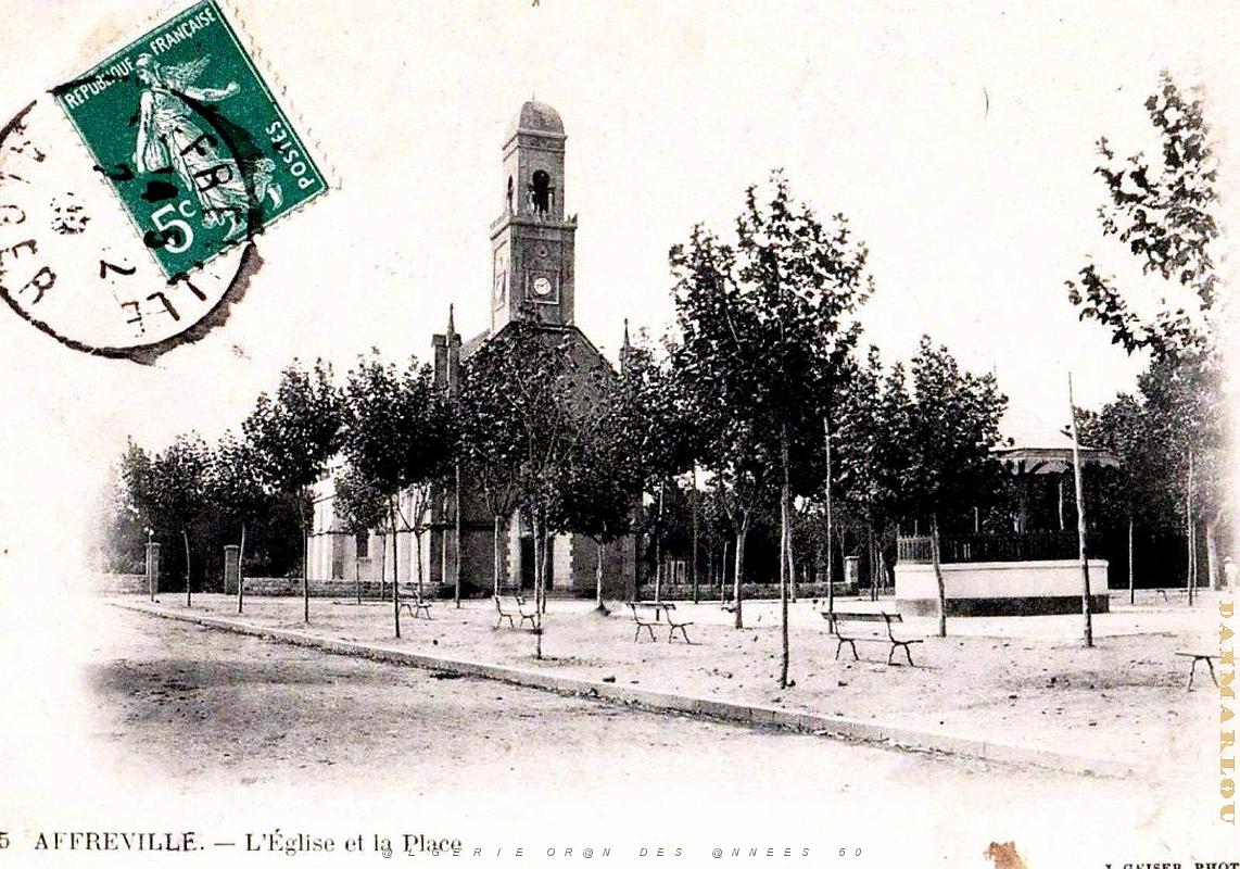 Affreville - Eglise et Place - 1909.jpg
